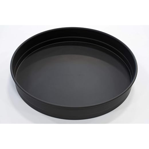 LloydPans Chicago Style Deep Dish Stacking Pizza Pans, Pre-Seasoned Tuff Kote (1, 14 X 2.25 inch)
