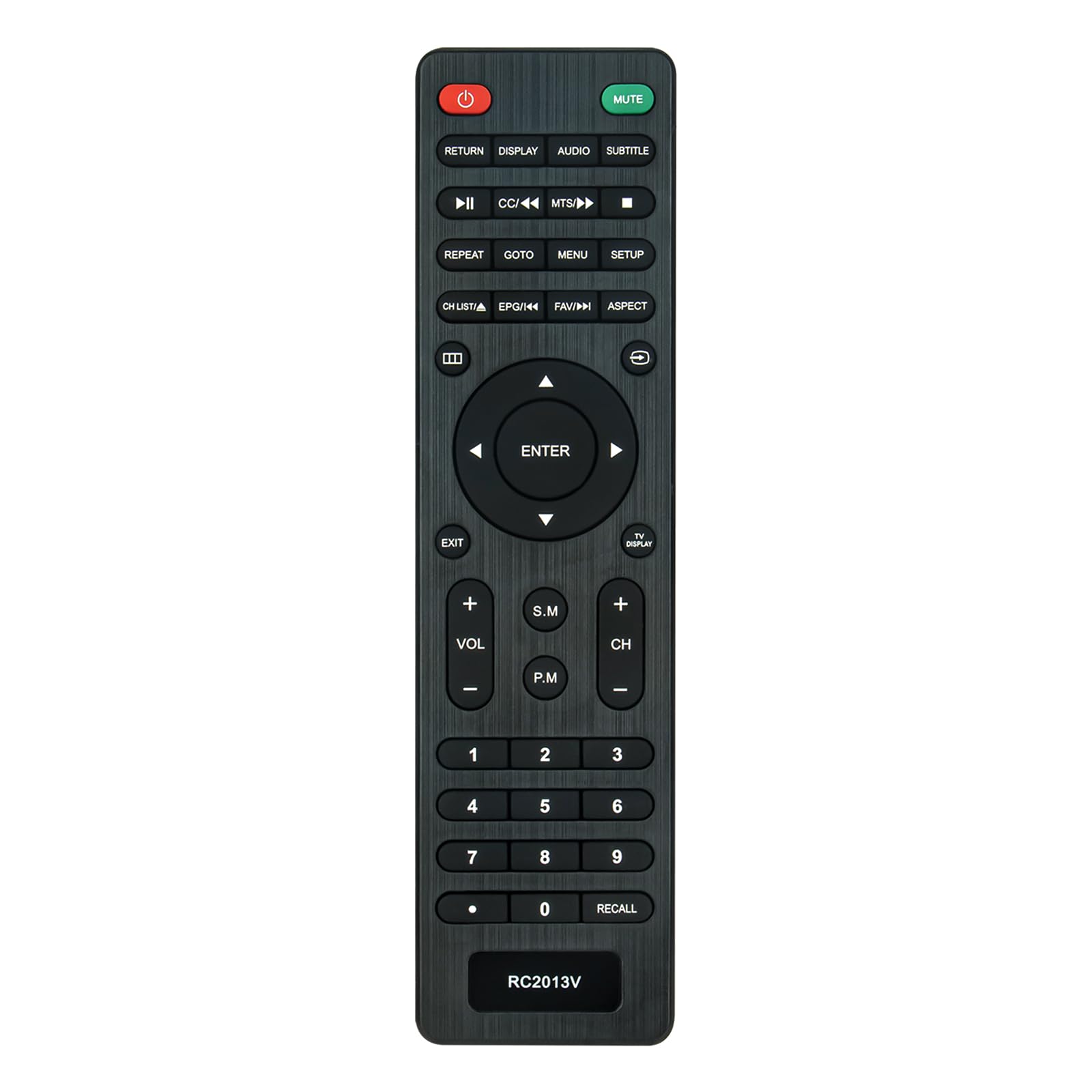 Télécommande RC2013V de remplacement avec contrôle TV DVD ISYMPHONY