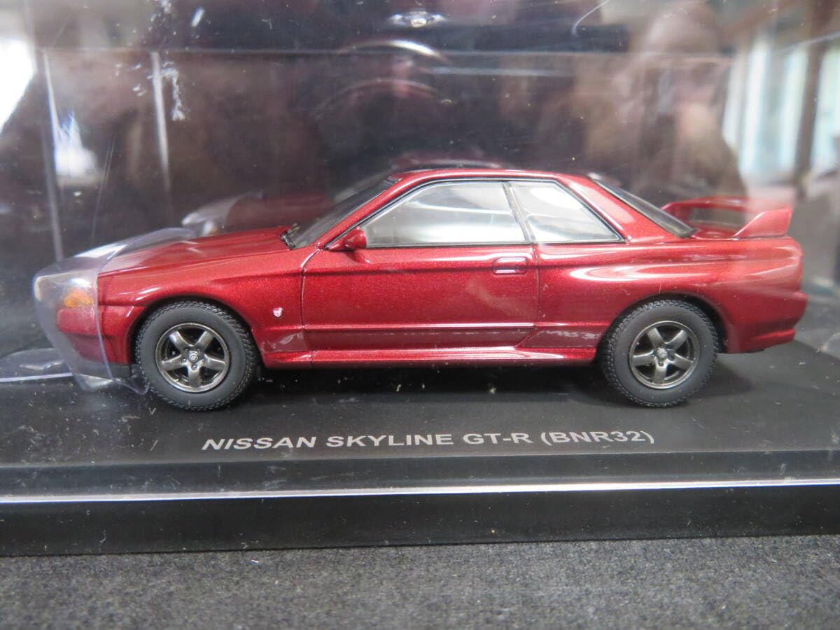 Amazon.co.jp: 1/43 スカイライン GT-R BNR32 レッドパールメタリック
