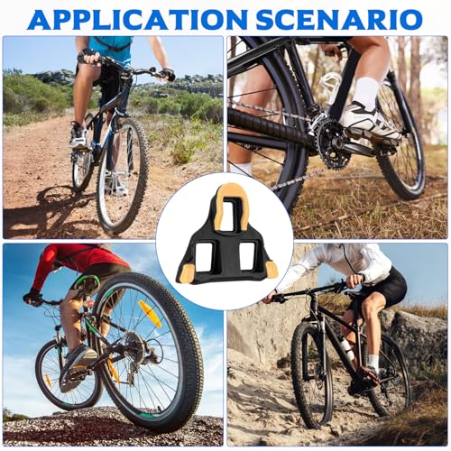 BieMian2 Stück Fahrrad Pedal Stollen für Shimano SPD SL Cleats, Fahrradschuhe Cleats für Shimano SPD Cycling & Rennrad Radrennen Cleat Set Kompatibel mit SPD SL SM-SH10 SM-SH11 SM-SH12 Cleat