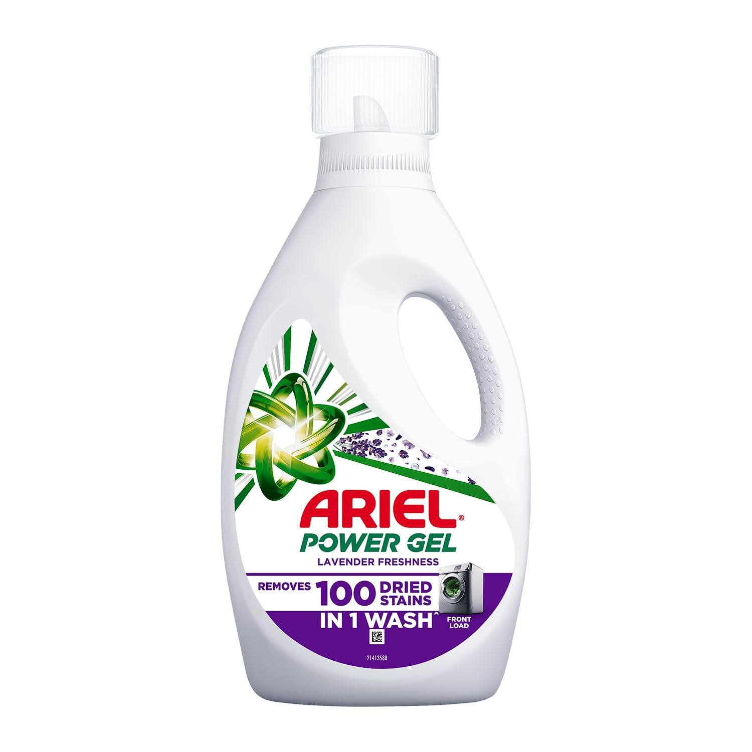 Ariel Liquid Detergent Front Load - 900 ml with Lavender freshness fragnance| Removes 7 day dried-in Stains in 1 wash inside Washing Machine | Protects Colours | Dissolves Faster-image-2