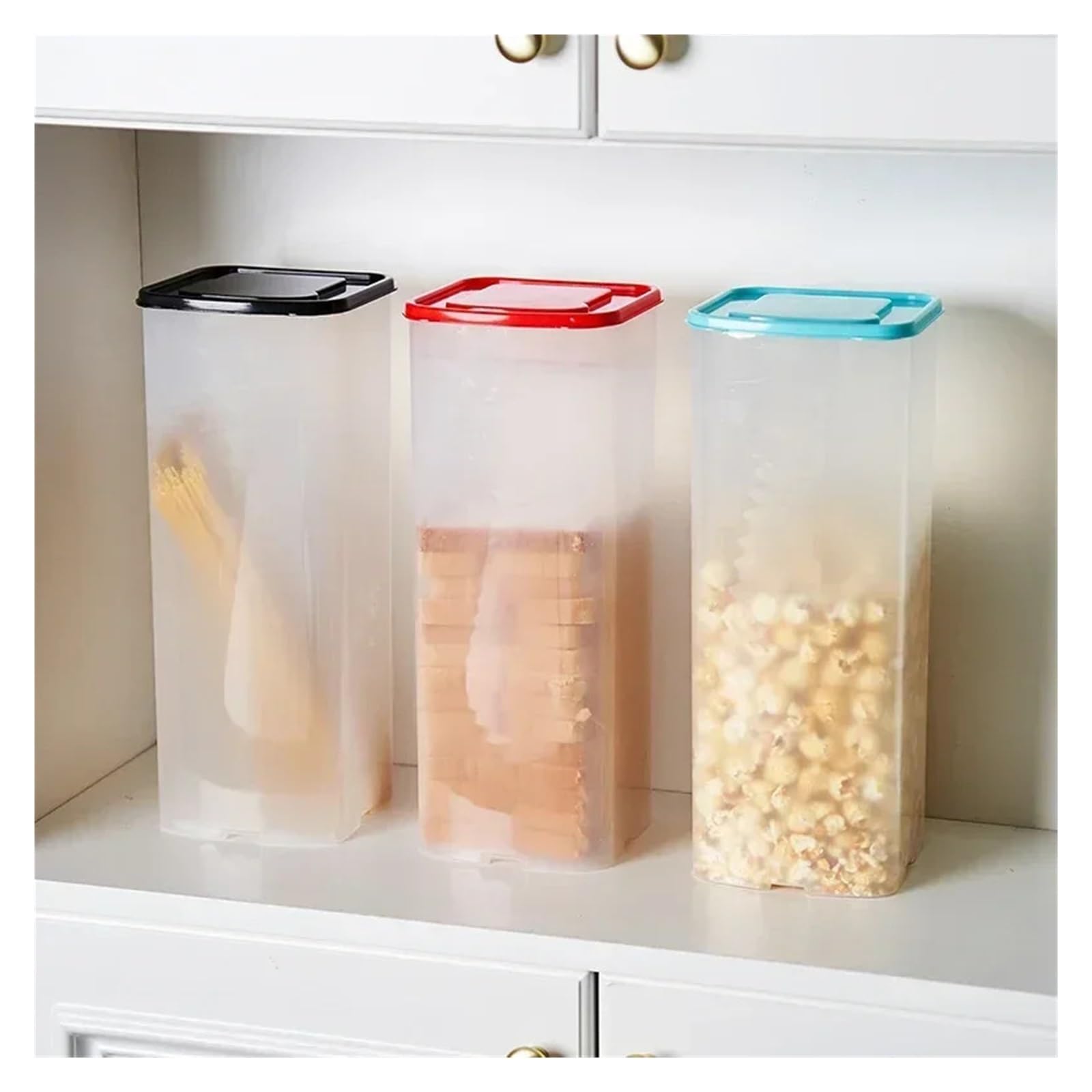 Contenitore rettangolare for pane, toast, contenitore for torte, for alimenti freschi e secchi, for congelati