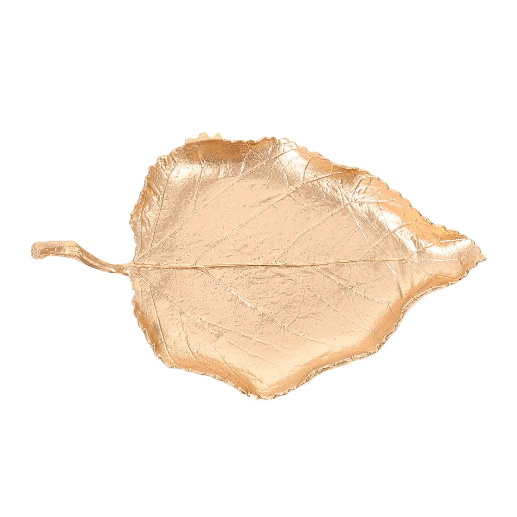 CALLARON 1pc Metal Jewelry Tray Table Trays for Eating Small Tray Bathroom Storage Dresser Earrings Tablescape Decor Jewelry Trinket Tray Trinket Dish Tray Candle Dining Table Zinc Alloy