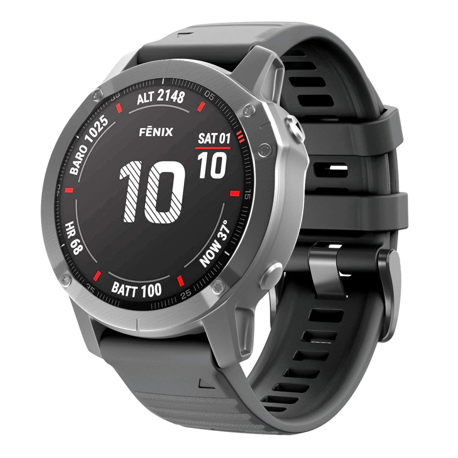 NotoCity Pasek do Garmin fenix 6x/6x Pro 26mm, Fenix 5x/5x Plus/7x/7x Pro, Fenix 8/8 Pro 51mm, 3/3 HR, Quatix 7X, Epix Pro 51mm