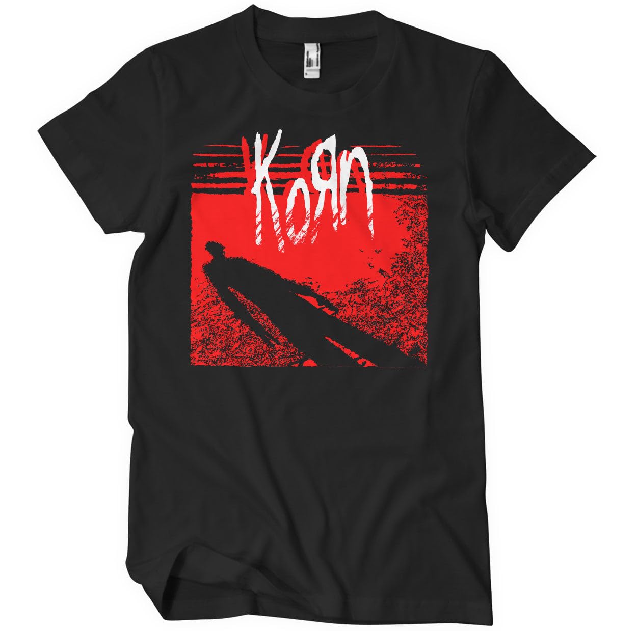 KORN Officially Licensed Shadow Mens T-Shirt (Black), XX-Large