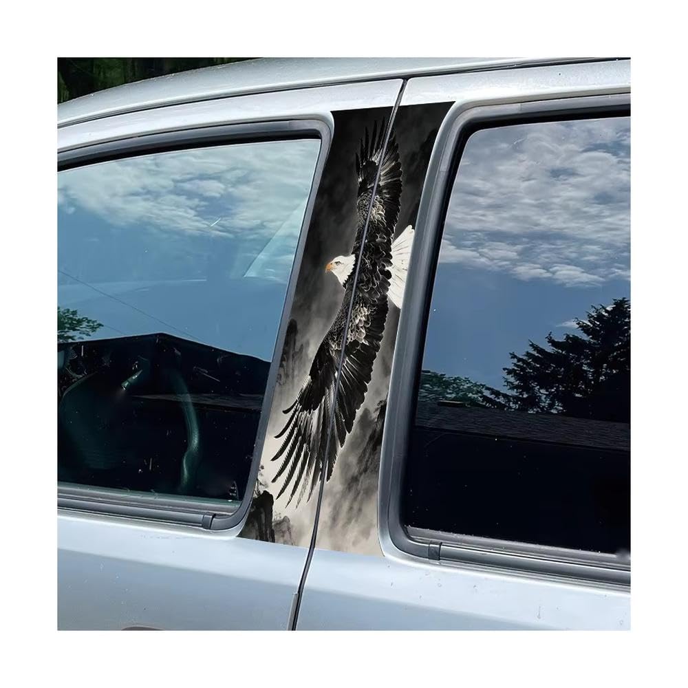 Anti Scratch Door Pillar Protector Bald Eagle Glossy Material Protective Film