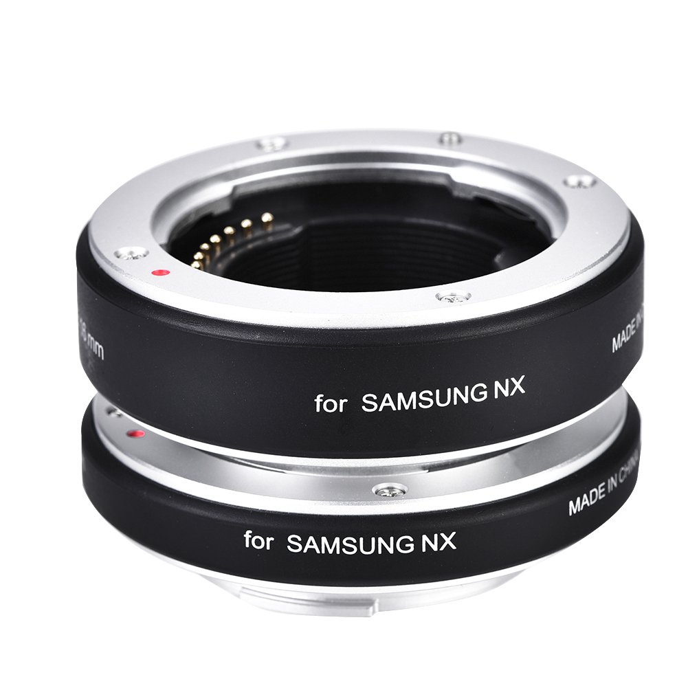 Juego de tubos de extensión macro de enfoque automático de 10 mm + 16 mm para cámaras DSLR (DG-NX)