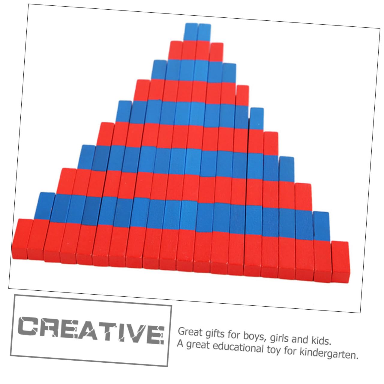 Bâtonnets à Compter Montessori 1 Set en Plastique, Jouet Mathématique