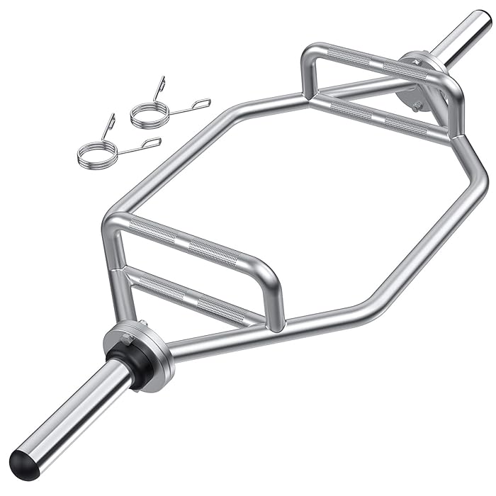 Buy Dripex Olympic Hex Bar Barbell Bars 56" Deadlift Trap Bar Weights