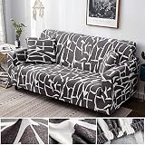 Housse de canapé élastique Housse de canapé d'angle Tout Compris en Coton Extensible pour Les Meubles de Salon Housse de canapé Chaise A21 2 Places