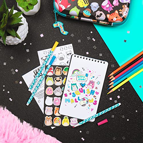 Fashion Angels Squishmallows Set - Includes Sketch Sheets, Supply Box, Squishmallows Stickers And 3 Markers - Join The Squish Squad - Stationery Set - Ages 6 And Up #TOP2