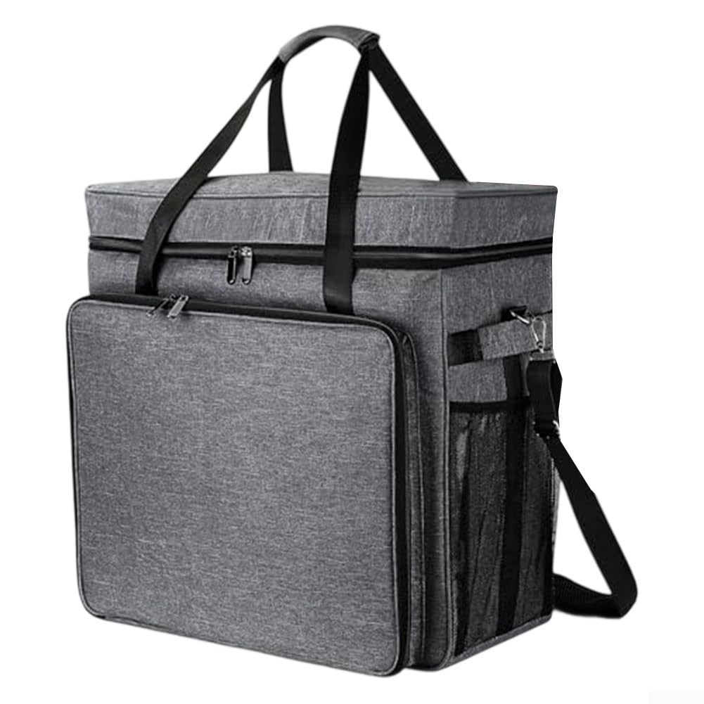 Sac de transport pour machine à granités FS301 FS299 – Housse de protection étanche avec ouverture avant et poches en filet – 48 x 47 x 17 cm Tissu Oxford