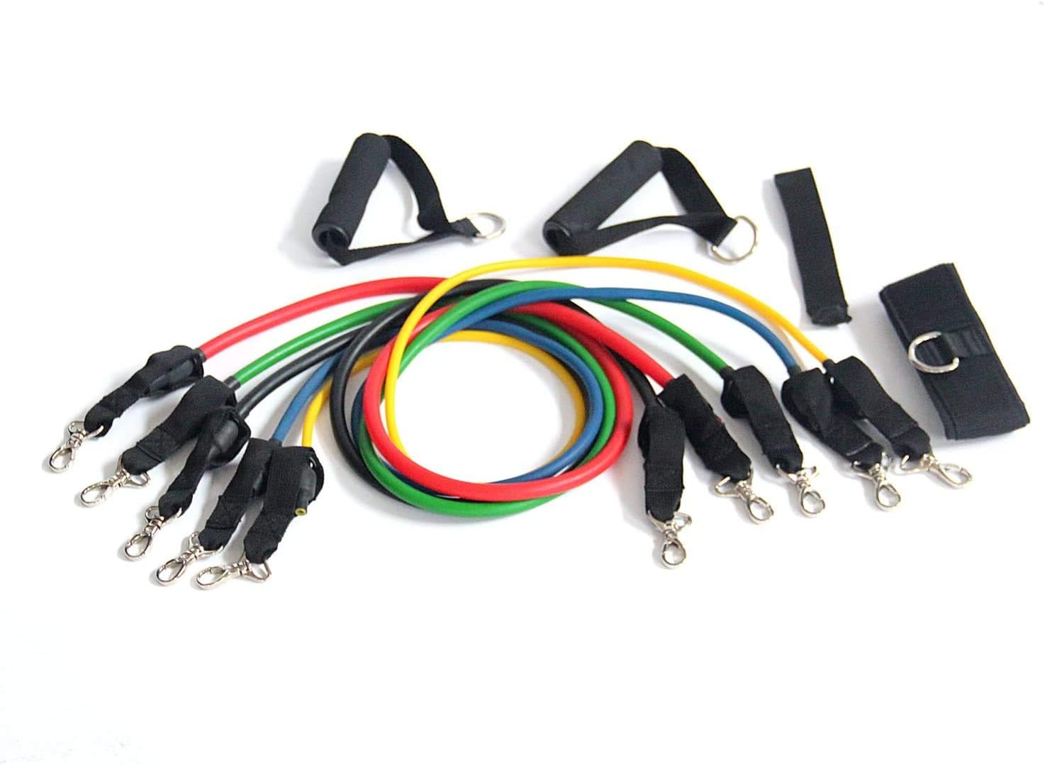 Resistance Exercise Band Set - Include 5 Exercise Bands - Great for Workout and Physical Therapy