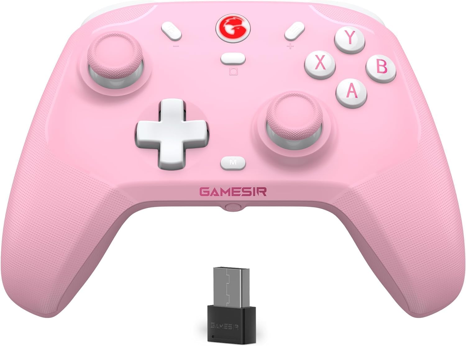 GameSir T4 Cyclone Pro Wireless Pro Controller,Hall Effect Controller (No Drifting) for Windows PC, Switch, Steam Deck, Android & iOS(Pink)