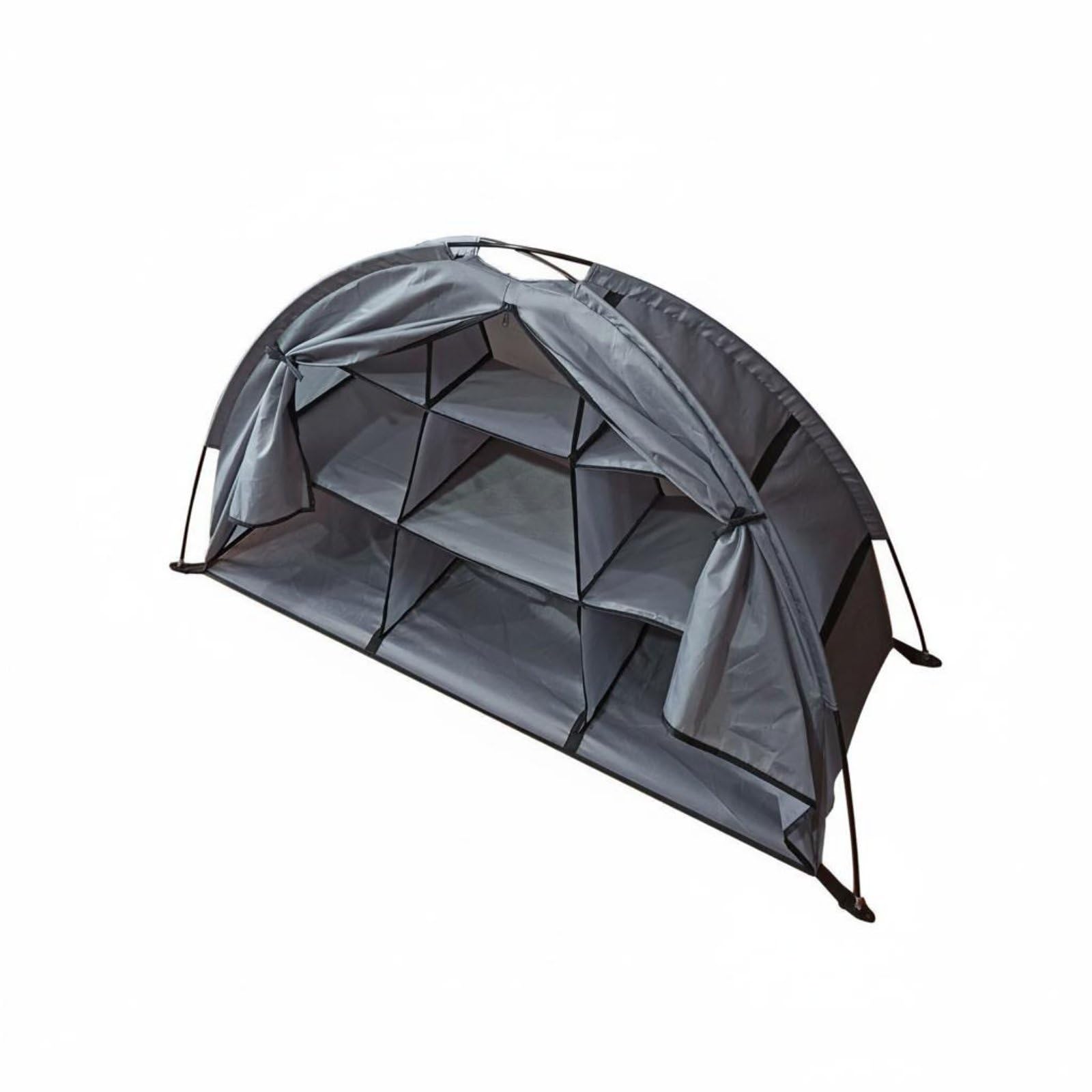 Armadio da Esterno Armadio Organizzatore Armadio da Campeggio Armadio Porta Scarpe in Tessuto Oxford con Rivestimento Impermeabile E Struttura Stabilizzata Adatto per Campeggio Outdoor