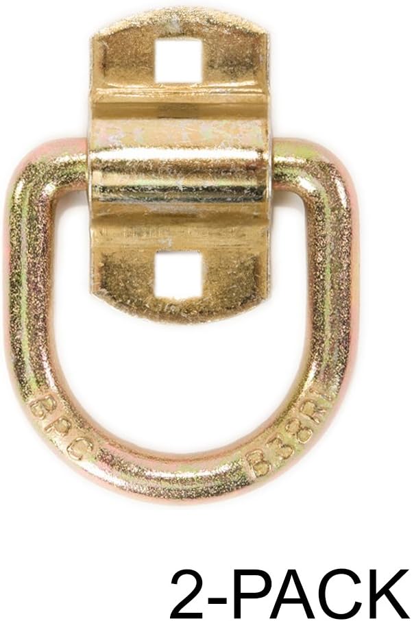 Heavy Duty Tie Down D-Ring 12,240 lb. Capacity Tiedowns 2 Pack
