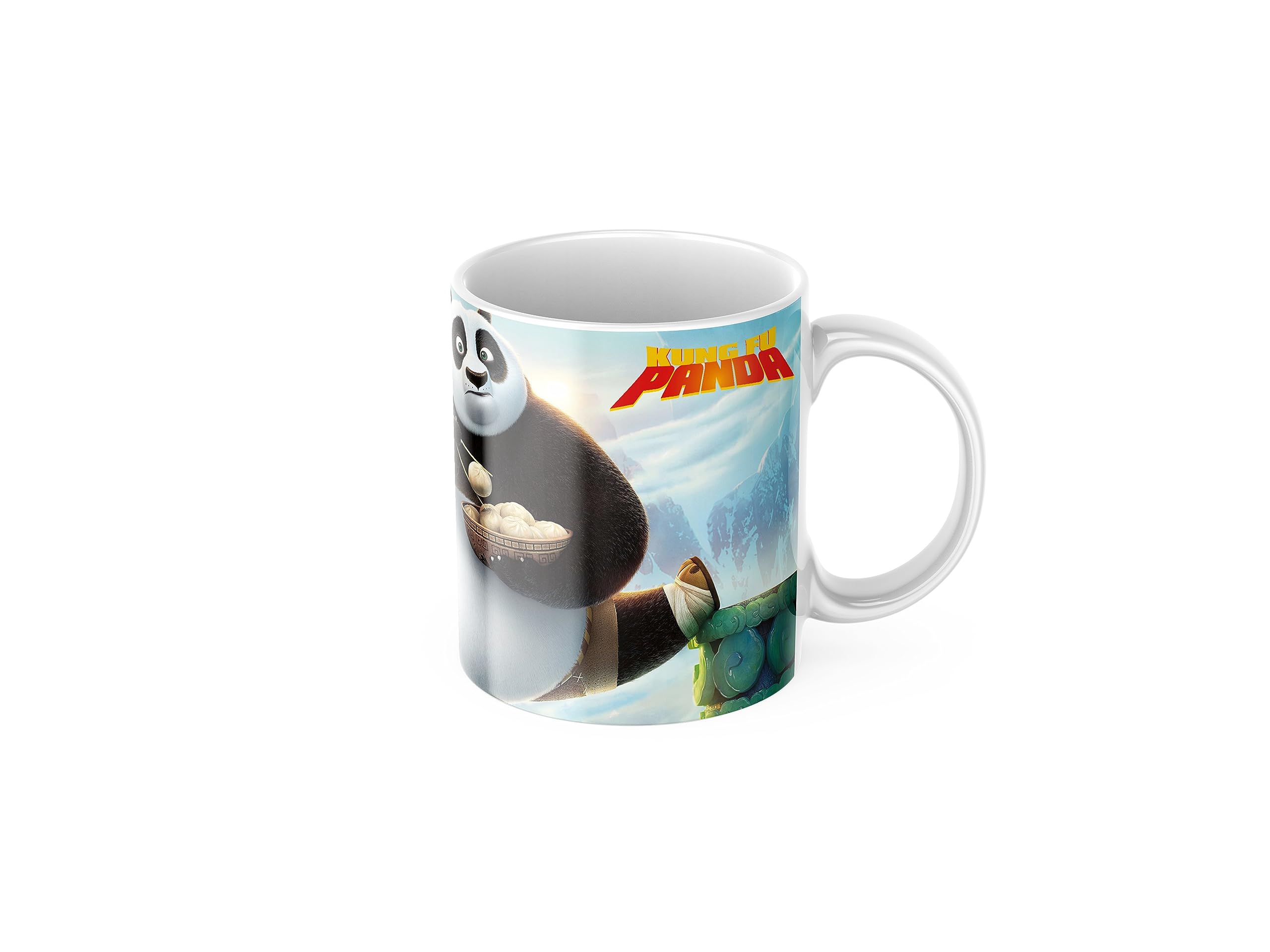 Tasse Céramique Kung Fu Panda 355 Ml – Cadeau Pour Fans – Micro-ondes Et Lave-vaisselle Safe – Design Po Le Panda - 5