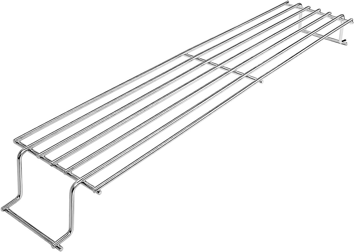 Stainless Steel Warming Rack for Weber Spirit 300 and GS4 Spirit II 300 Series Gas Grills with Front Control Knobs, 7641 Grill Upper Rack for Weber Genesis Silver Gold B/C Grills, 25 Inch