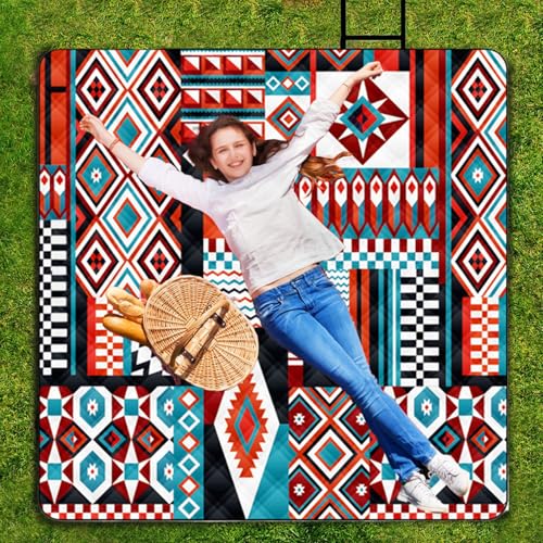 Couverture de pique-nique extérieure durable tapis isolant de voyage chic - 5