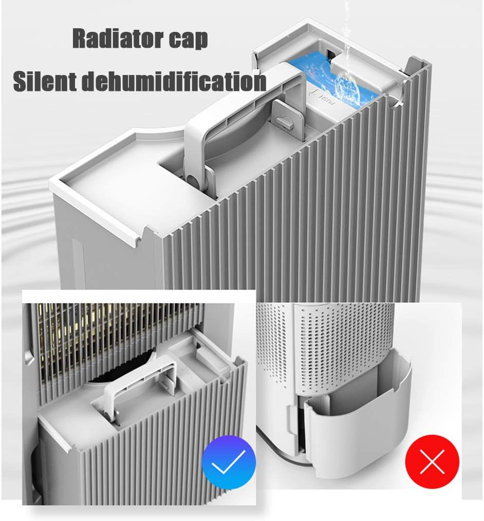 Dehumidifiers Commercial and Residential Family Basement Bedroom -50L Industrial Moisture Absorber with Large Dehumidification Capacity 24 Hours Two-Way Timing