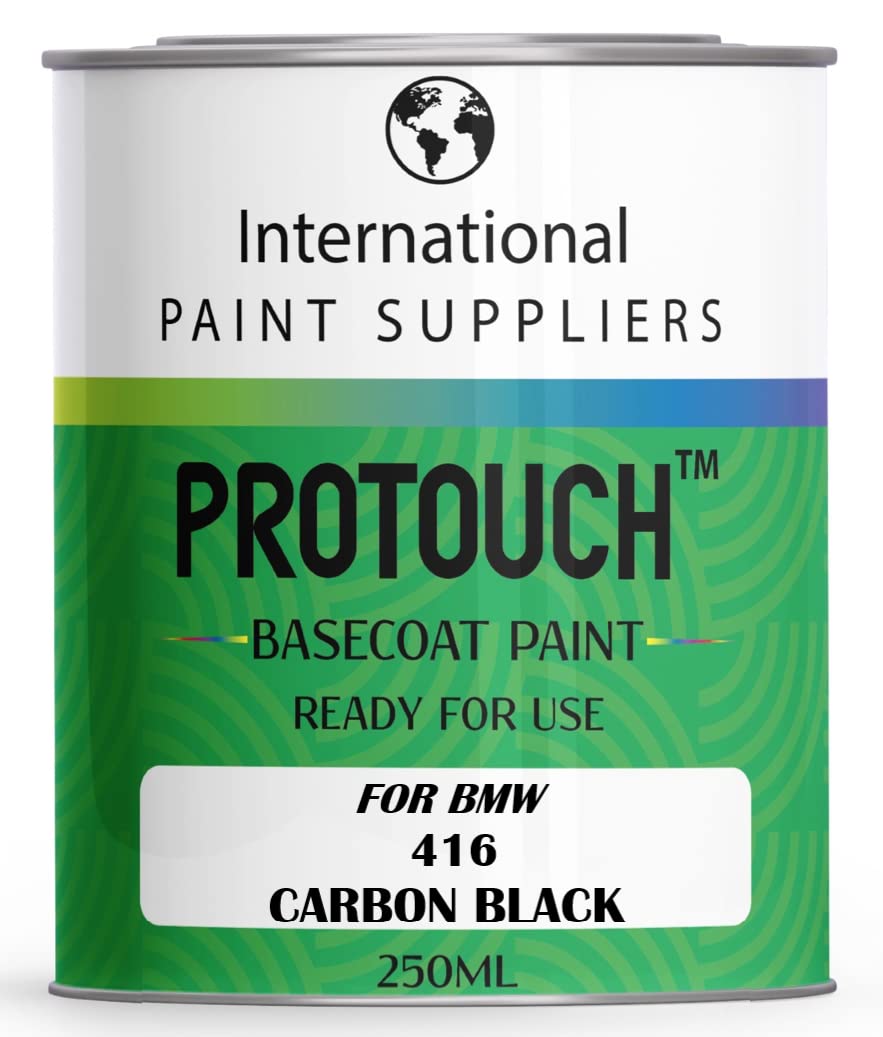 Protouch Carbon Black For Bmw 416 Basecoat Rfu Ready For Use Thinned Car Paint 250Ml Tin