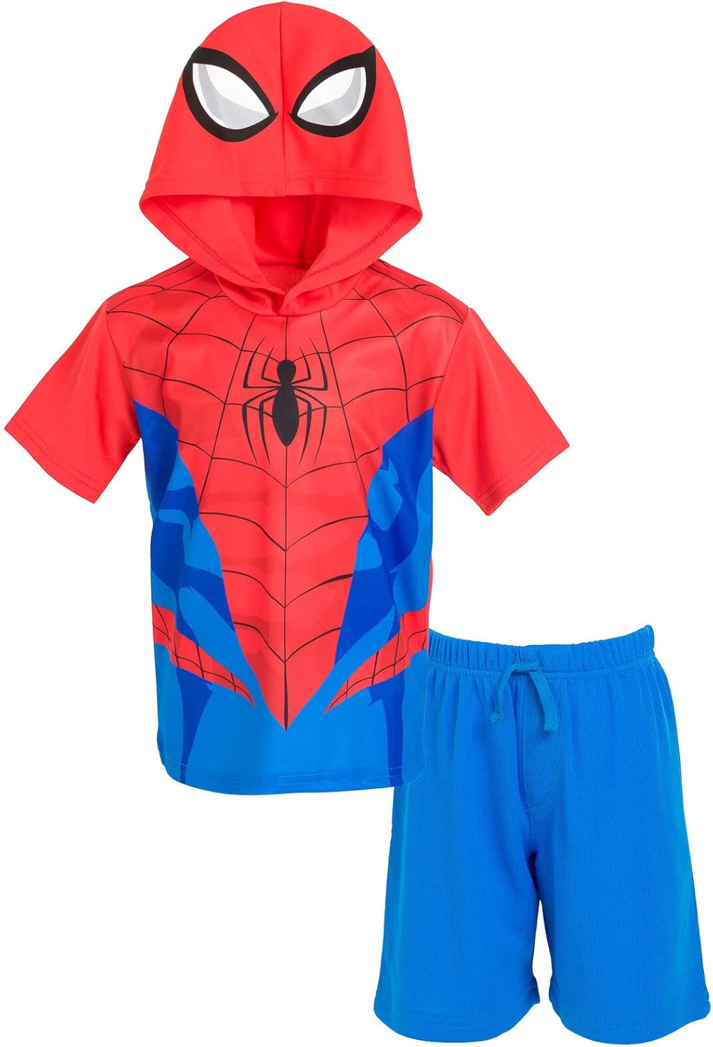 Marvel Athletic T-Shirt and Mesh Shorts Outfit Set Toddler to Big Kid Sizes (2T - 18-20)