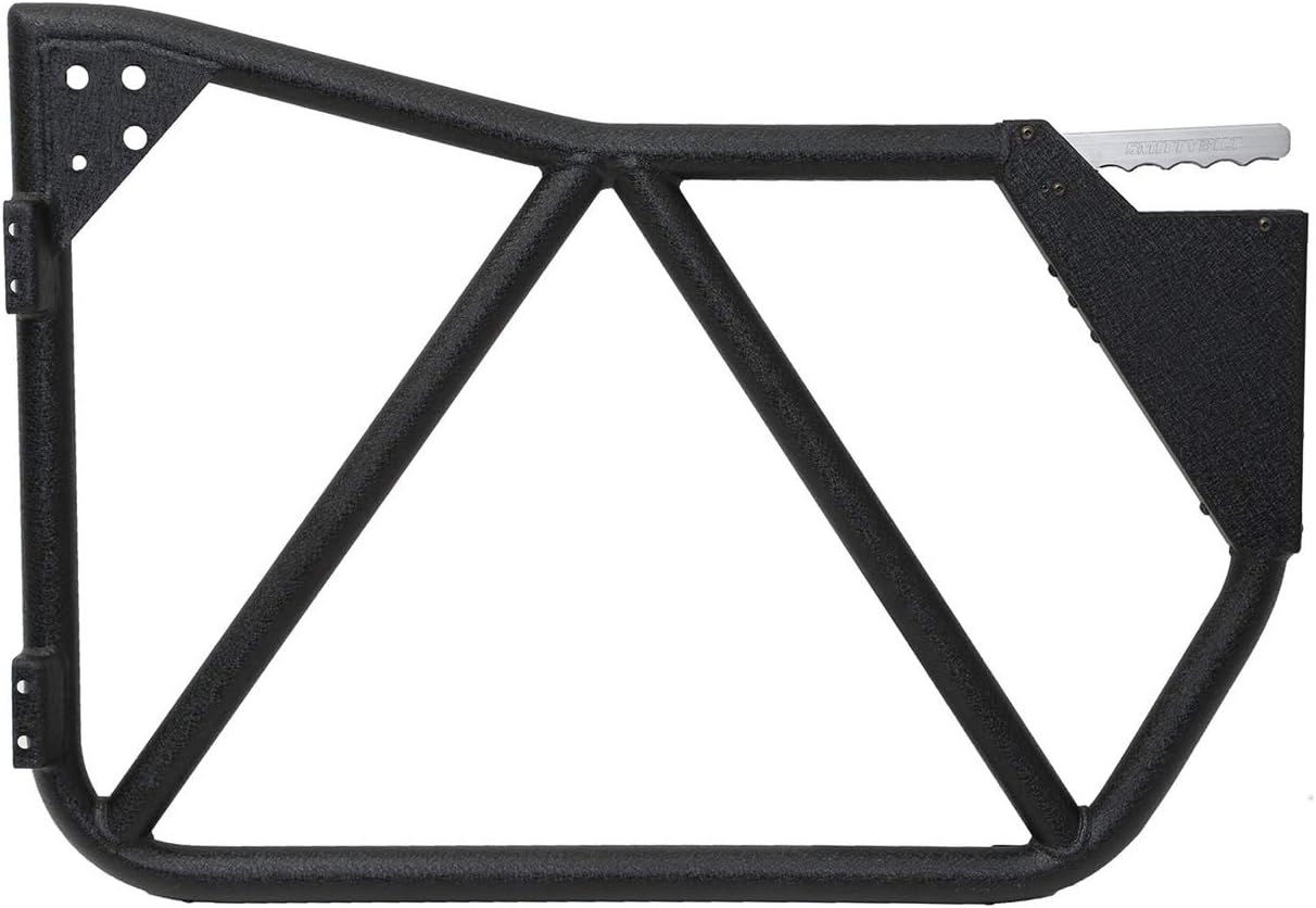 Smittybilt 76794 Black 07-17 JK 2/4Dr SRC Gen2 Tube Doors Front Pair, 1 Pack
