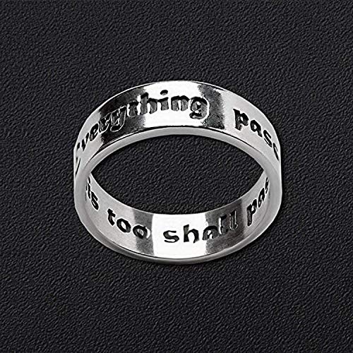 VIP bags King Solomon's Daily Ring 'Everything Passes. This Too Shall Pass' (21)3