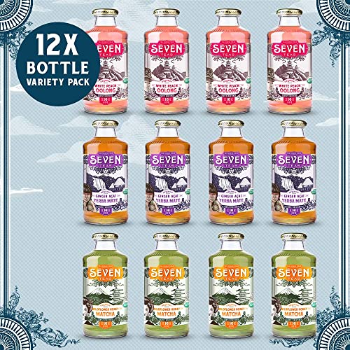 Seventeas Fan Favorite Variety Pack Of Teas, 16 Oz (Pack Of 12 Bottles), Organic, Bottled Iced Teas #TOP1