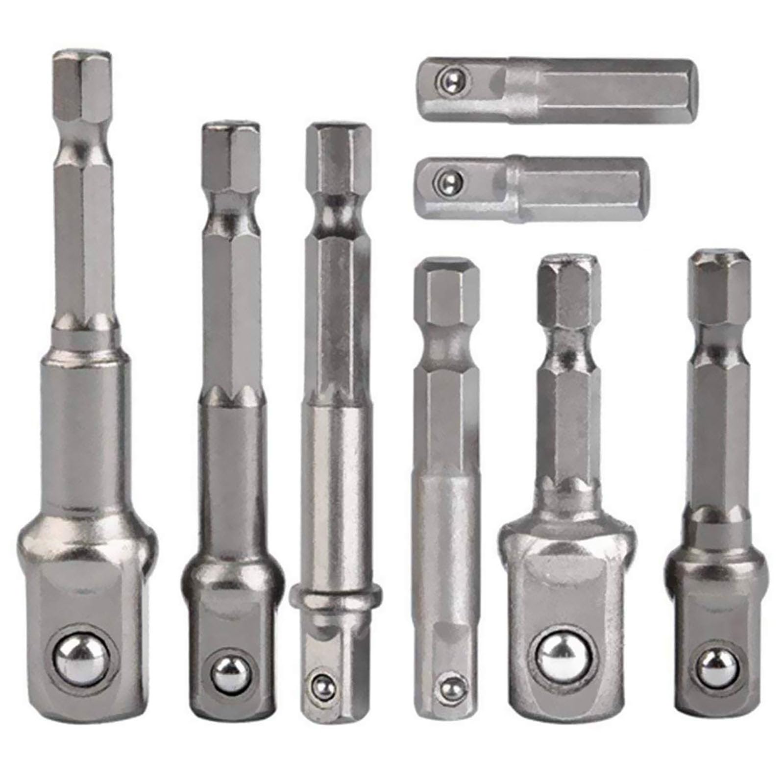 TA-VIGOR 8Pcs Impact Grade Driver Sockets Adapter Extension Set