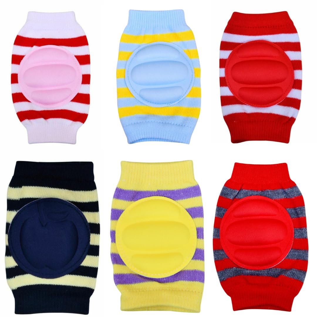 Baby Knee & Elbow Guard/pad for Crawling, Toddlers, Infant, Girl, Boys, Safety Protector Comfortable Cap for Leg and Hand Ideal for 6-12 Months Babies.(Set of 2 Pair)-image-25