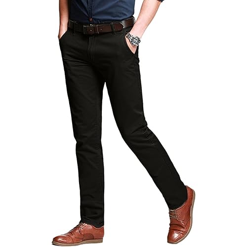 Match Men's Slim Tapered Casual Pants #8105