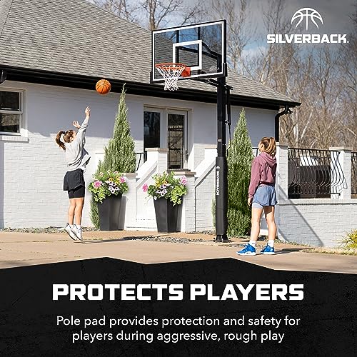 Silverback Weatherproof Basketball Pole Pad for Player Protection and Safety - Thumbnail 3