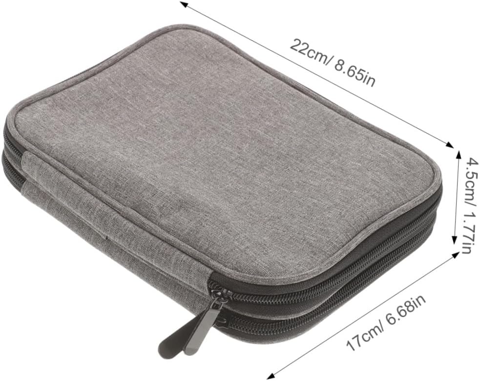 VILLFUL Sweater Needle Carrying Bag Crochet Needle Pouch Multi-Compartment Organizing Bag