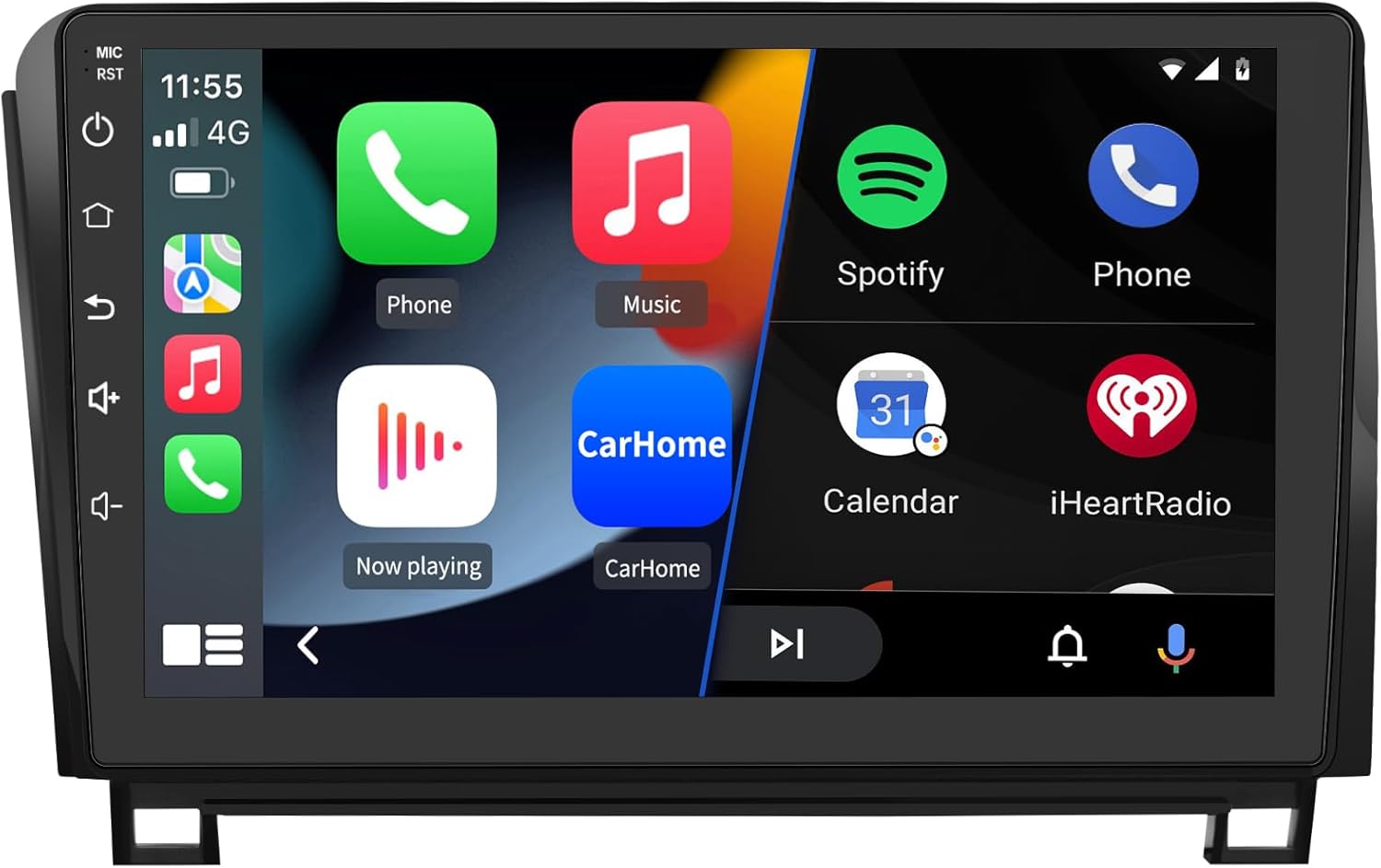Car Stereo Android 13 for Toyota Tundra 2007-2013 Sequoia 2008-2018 10.1 Inch Touch Screen 2+32GB Car Radio Wireless CarPlay GPS Navigation WiFi BT Mirror Link SWC