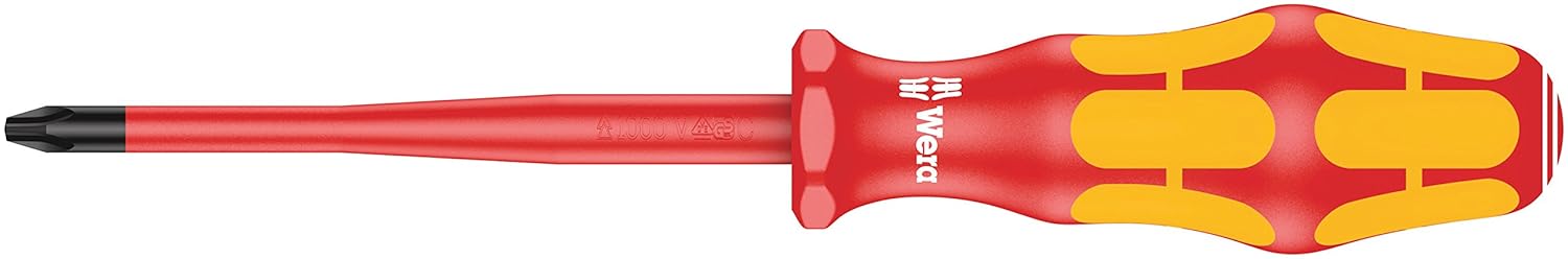 Wera 162 iSS PH #2 x 100mm VDE Insulated Phillips Super Slim Screwdriver