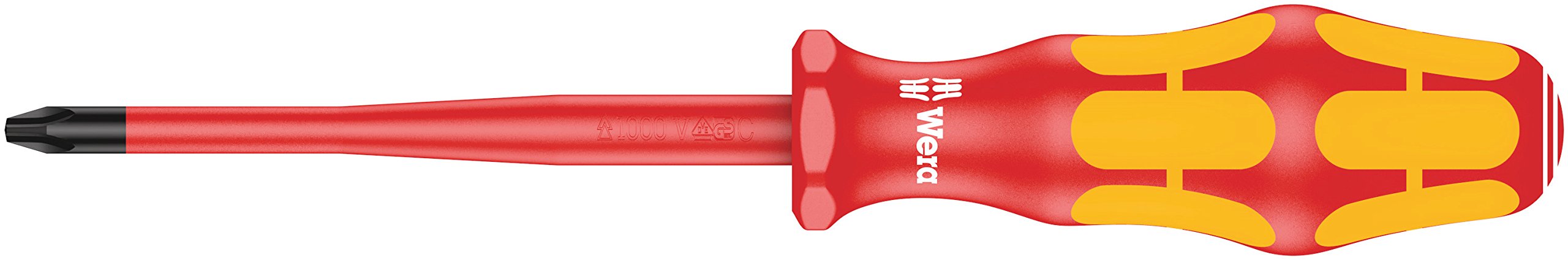 Wera Silver 05020133001 2 X 100 Mm "162 Iss Ph Vde" Insulated Screwdriver For Phillips Screws