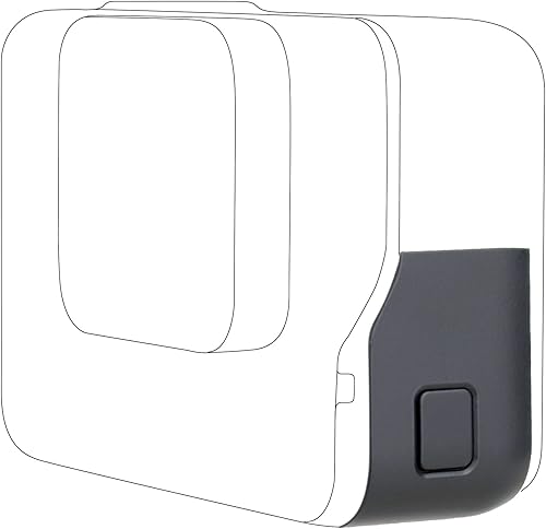 Miniatura 7 de Tapa de puerta lateral de repuesto de aluminio para GoPro Hero 7, funda de puerto USB para cámara de acción negra, accesorio de reparación de 33