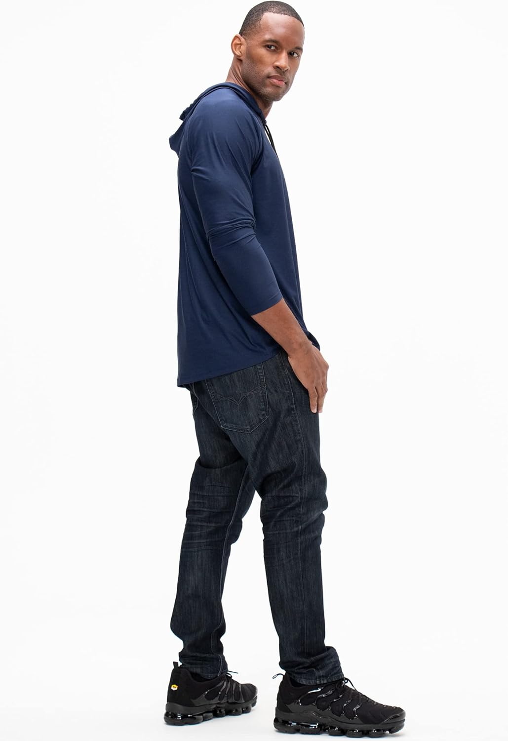 DEVOPS Men's Hoodie Long Sleeve Fishing Hiking Running Workout T-Shirts - Image 5