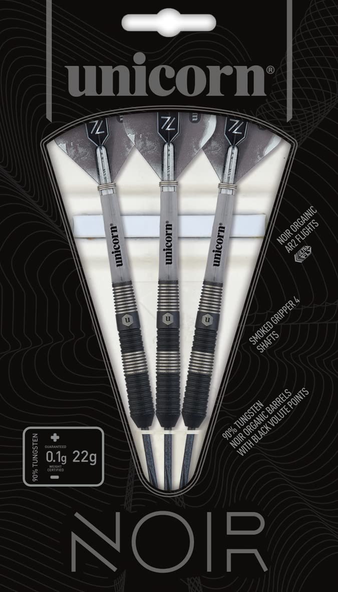 Unicorn Steel Tip Darts Set, Black, 26 g - Image 4