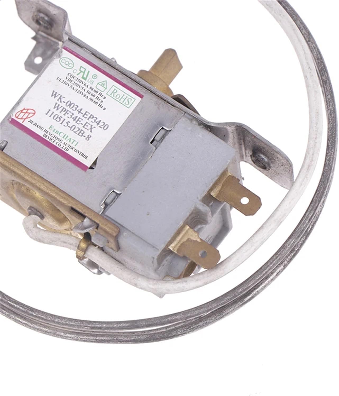 Refrigerator Temperature Controller Parts WPF34E 1806104 2-Pins Sensor Probe Thermostat For Refrigerator