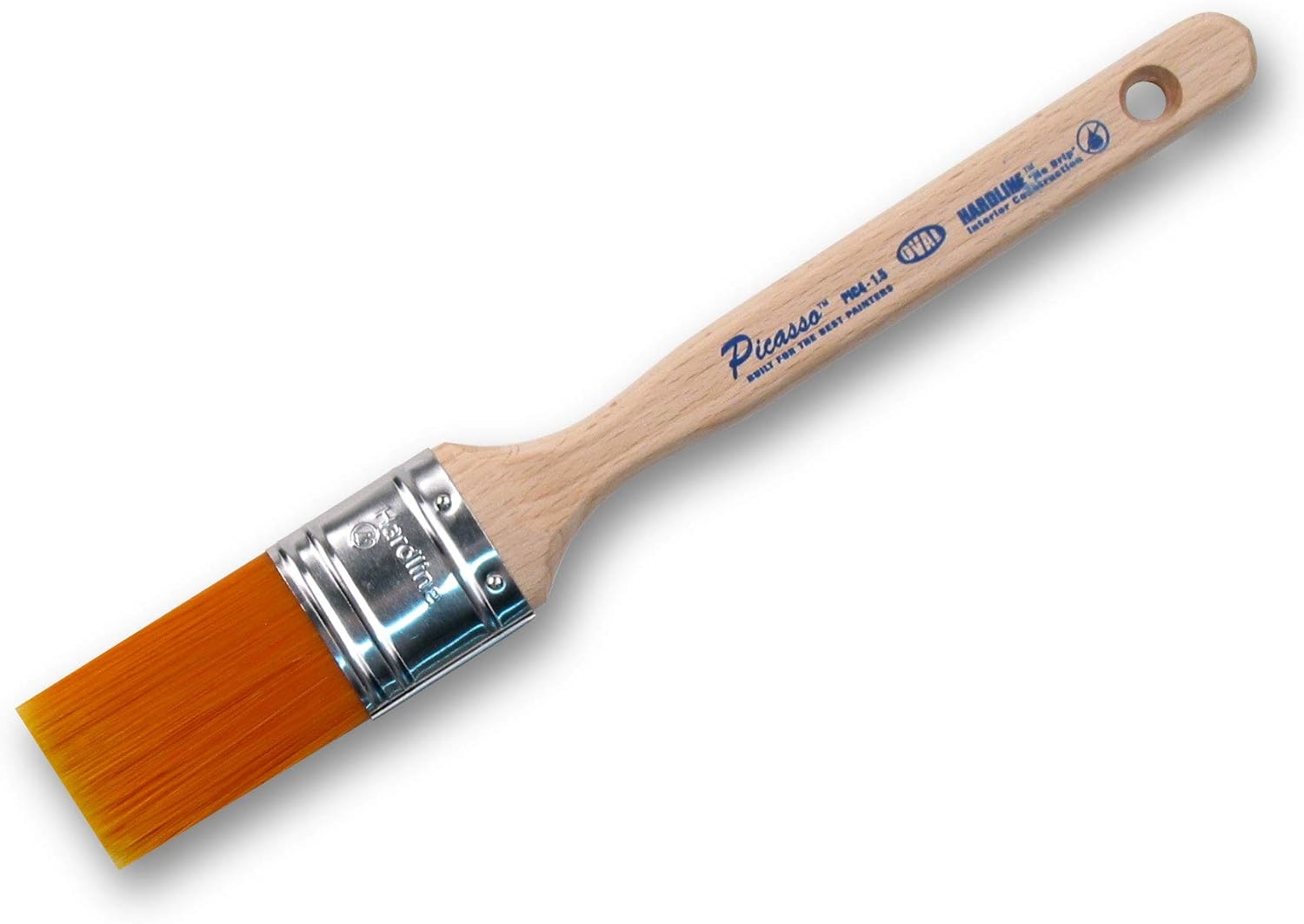 Proform Pic14-1.5 Picasso Chisel Standard Handle Oval Angled Brush, 1.5"