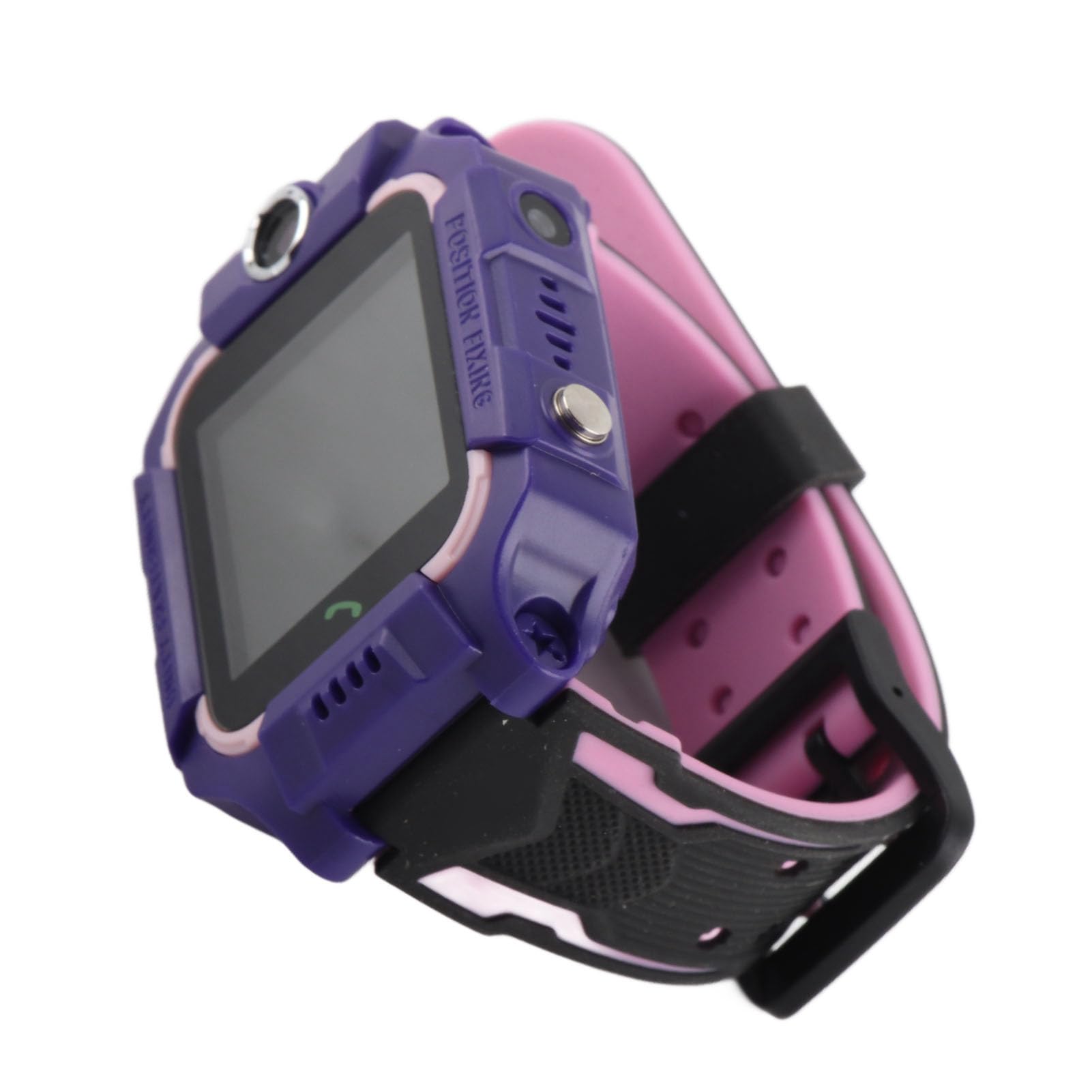 Orologio Intelligente per Bambini per Ragazzi Ragazze, Posizione LBS in Tempo Reale Chiamata Vocale Bidirezionale Telefonata SOS IP67 Touch Screen a Colori Impermeabile (Viola)