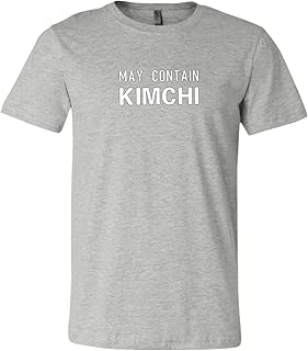 May Contain Kimchi Shirt, Kimchi Shirt, Korean T-Shirt, Korean Food Lover Shirt, Unisex T-shirt (S, Athletic Heather)