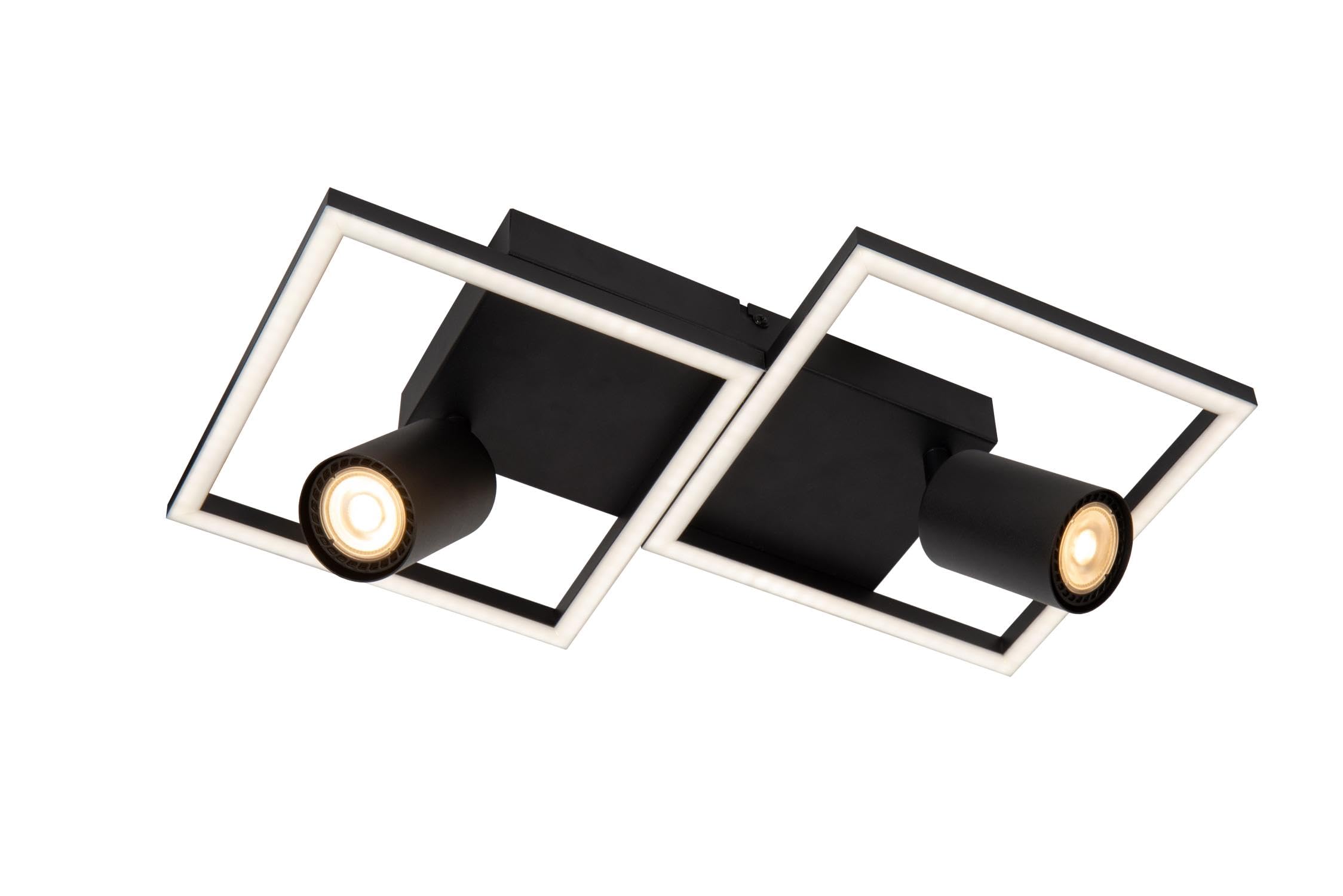 LUCIDE ARIANNE - Lámpara de techo - LED - 2xGU10 - Negro