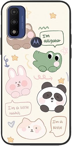 Funda para Motorola Moto G PureMoto G Play 2023Moto G Power 2022, diseño de patrón de animales, funda trasera de silicona suave para niños, mujeres