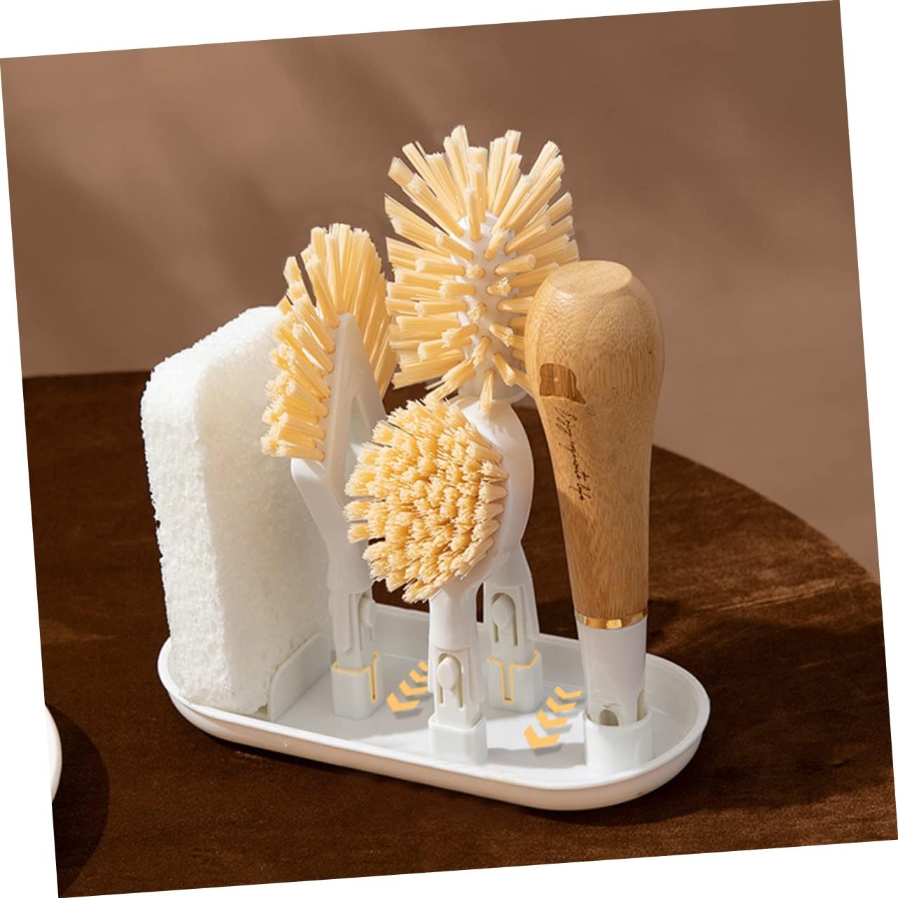 Dishwashing Brush Multi-Functional Kitchen Cleaning Brush Scrub Brush for Pots Sponges Kitchen Dish Cleaning Brush Dishwasher Safe