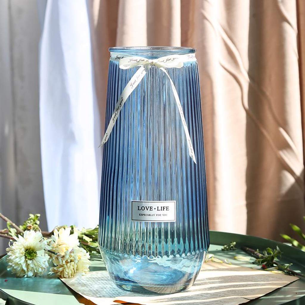 Vase décoratif bleu : cadeaux d'anniversaire et de mariage originaux
