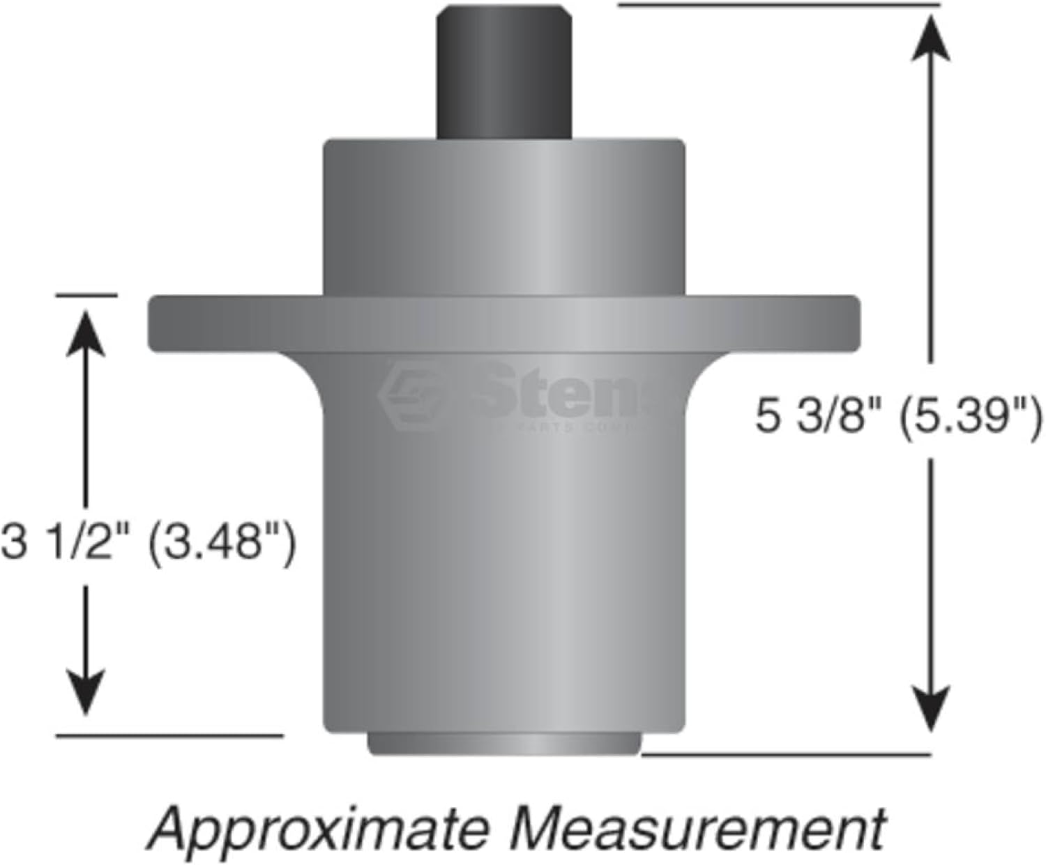 Stens Spindle Assembly 285-322 Replacement for Hustler 929125, 929125, 929133, 929133, 929463, 929463, 929471, 929471, 929521, 929539, 929547, 929554, 929570CE, 929588CE, 929596, 929604 601804 Black