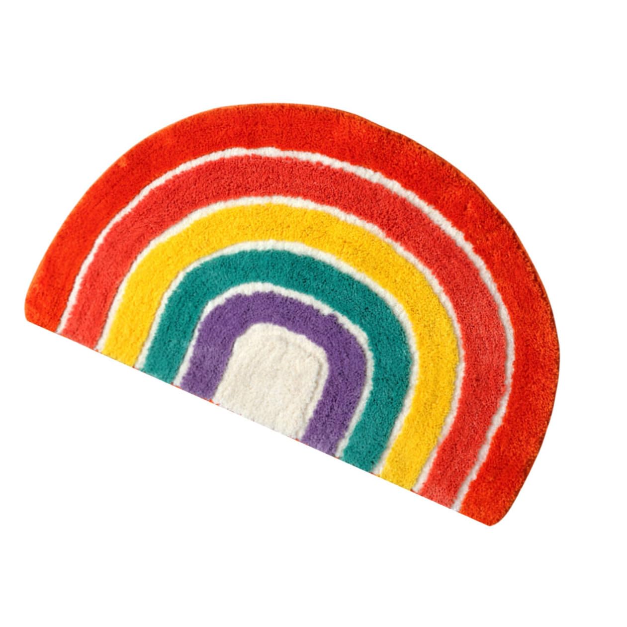 Tapis de bain arc-en-ciel pour décorer la salle de bains des enfants